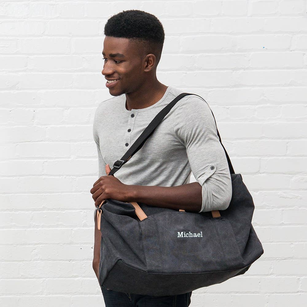 Large Canvas Travel Duffle Bag