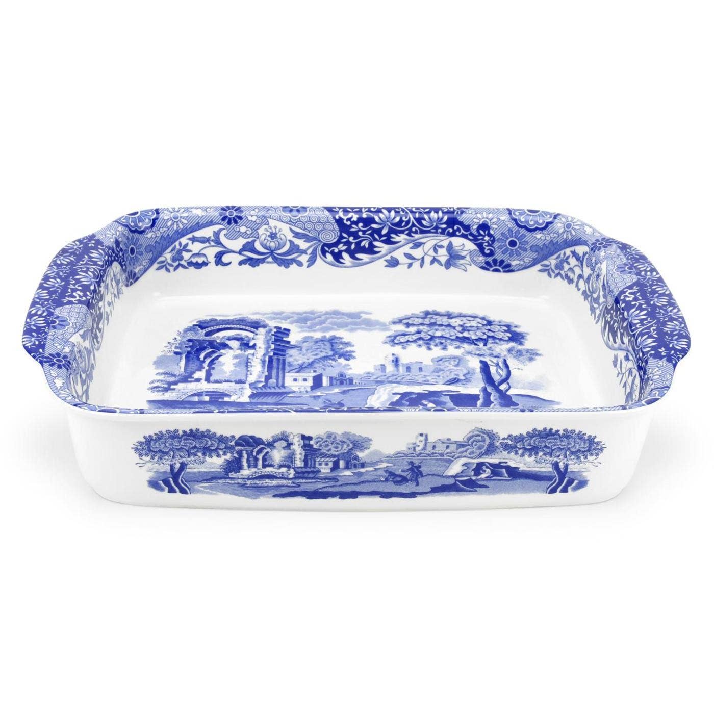Large Rectangular Handled Dish
