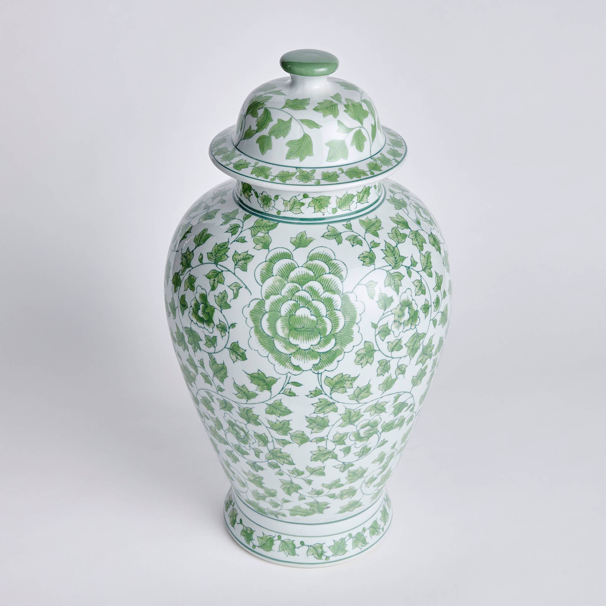 Imperial Ivy Lidded Ginger Jar
