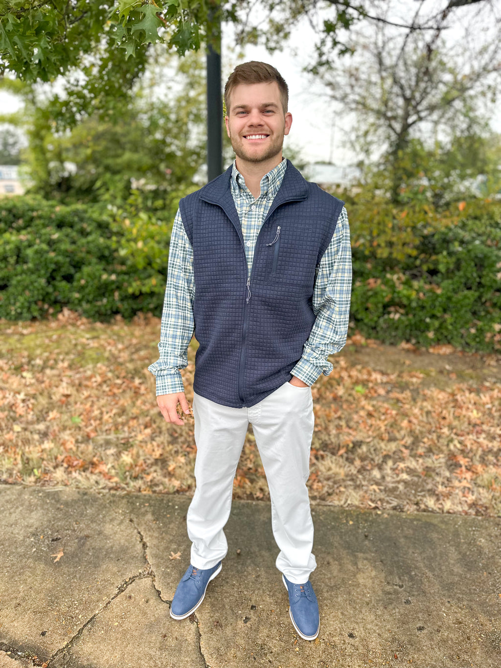 Baker Blue Button Down