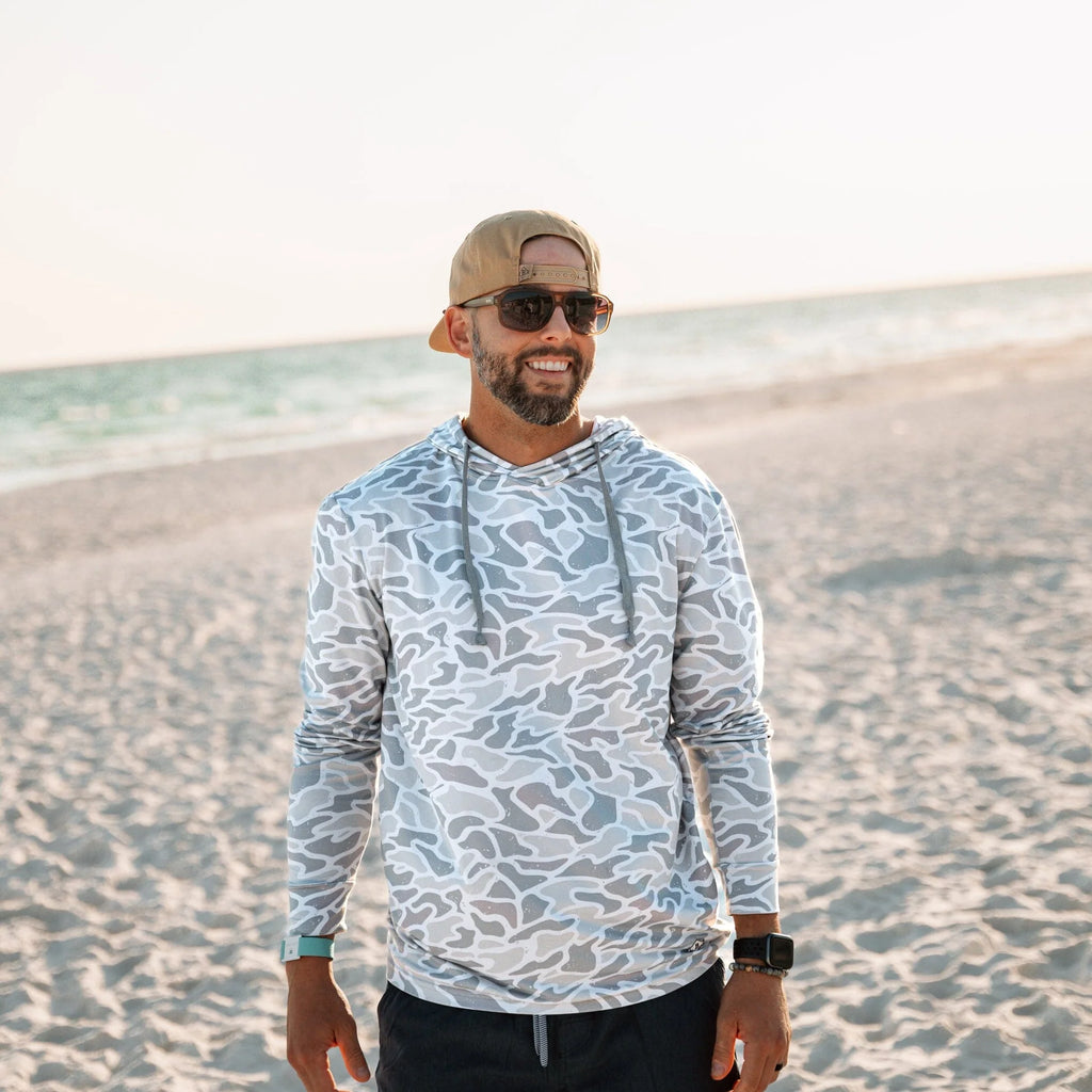 White Camo Performance Hoodie