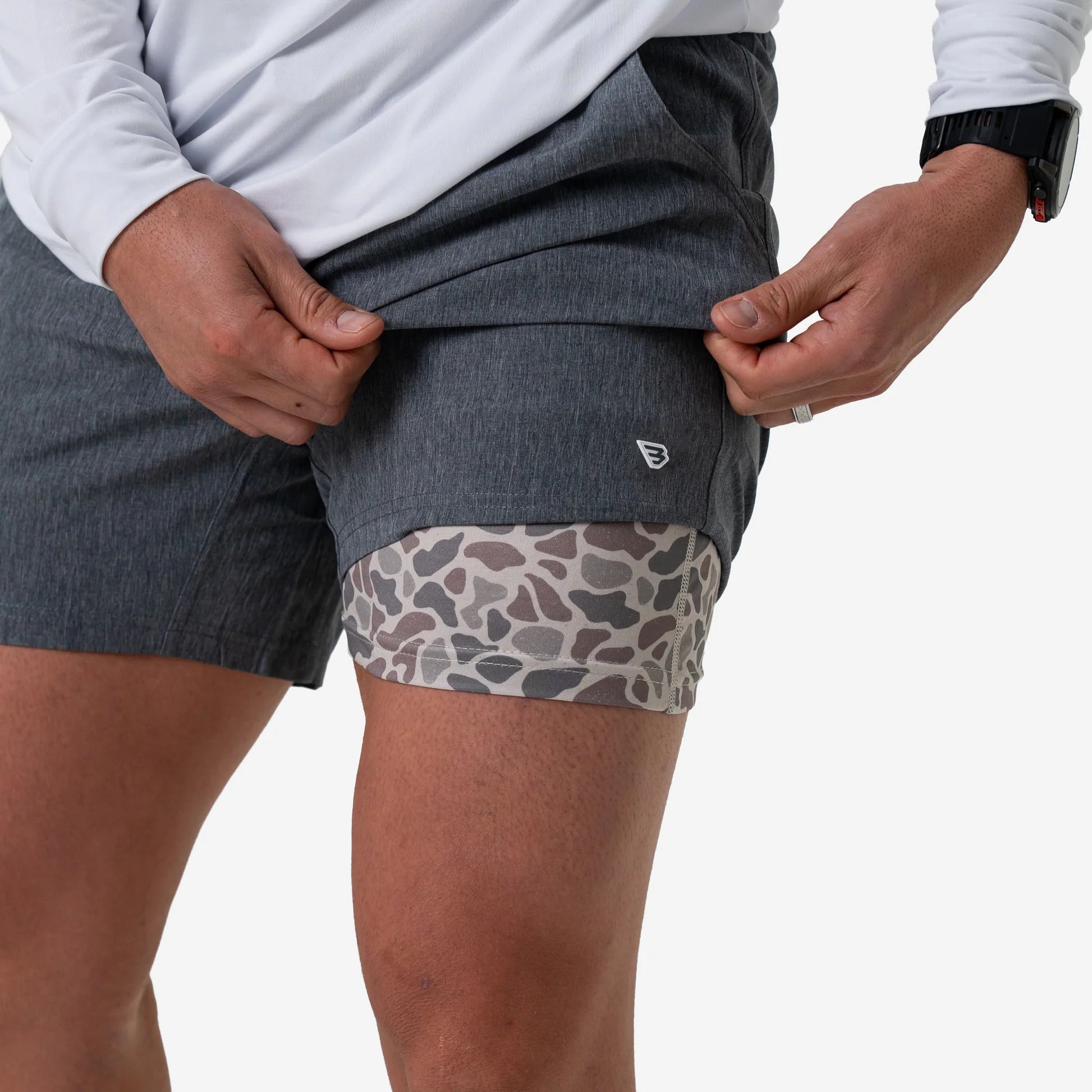 Grizzly Grey Athletic Short