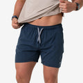 Heather Navy Athletic Short