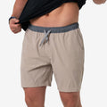 Heather Khaki Athletic Short