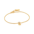 gold midnight fringe bracelet