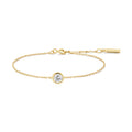 Gold Just To You Solitaire Bracelet