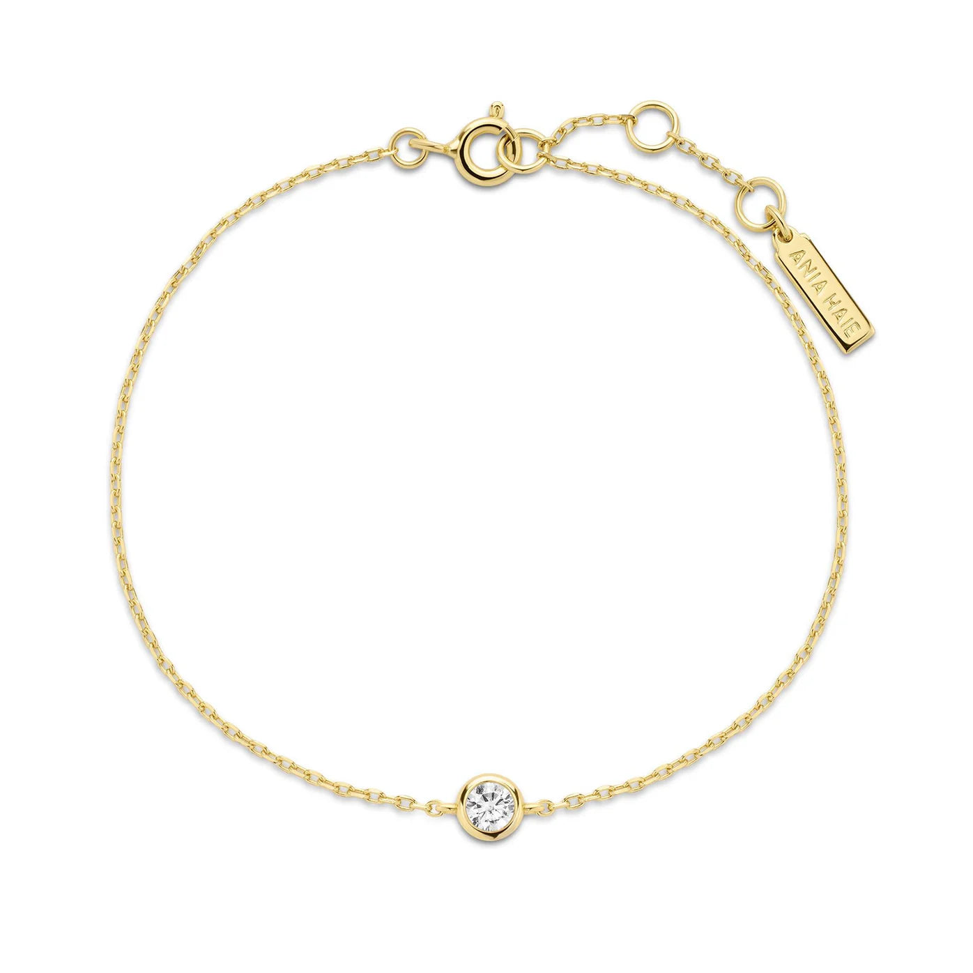 Gold Just To You Solitaire Bracelet