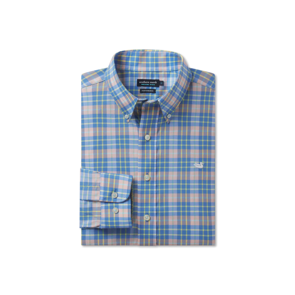 Bluefish and Peach Dress Shirt