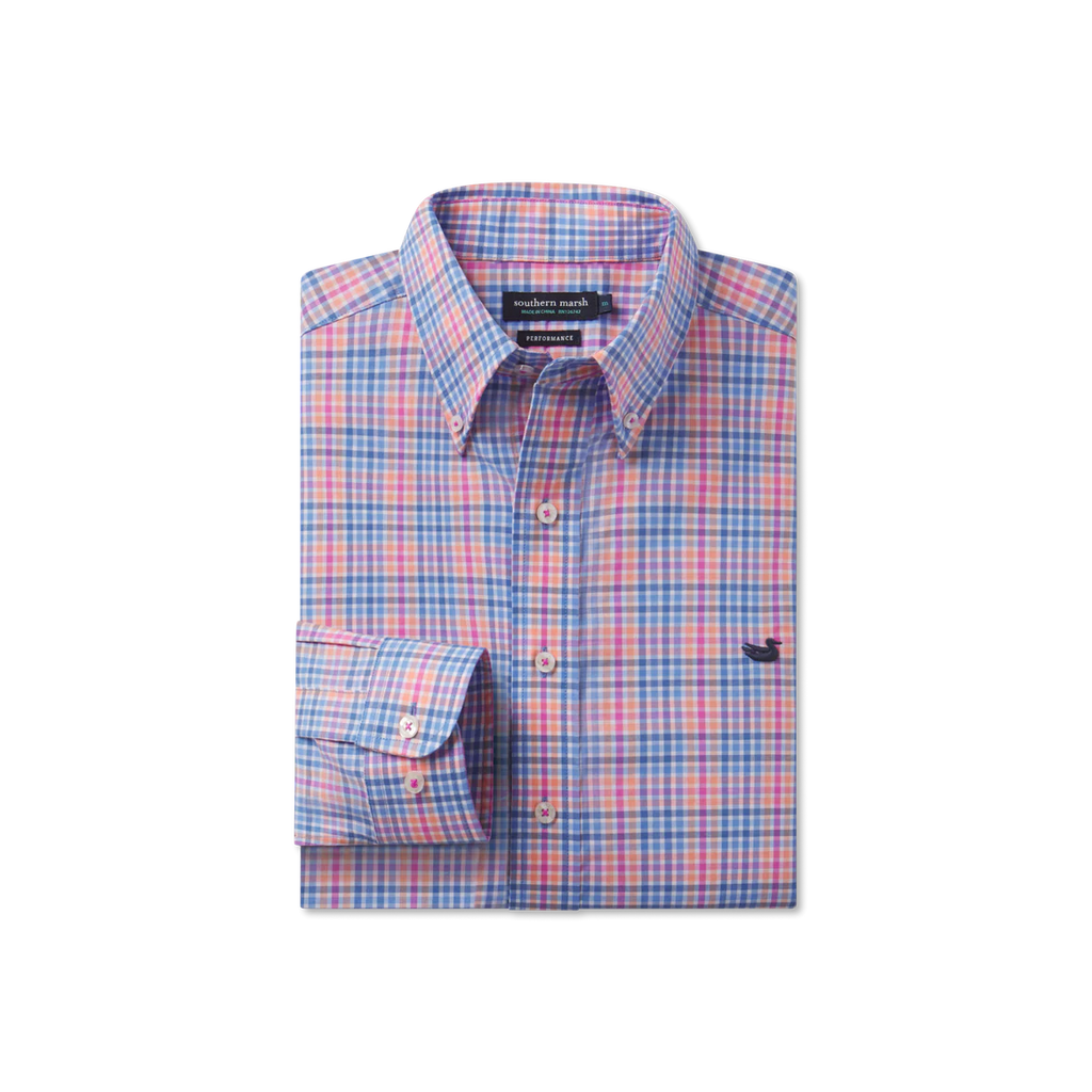 Blue and Navy Blount Dress Shirt