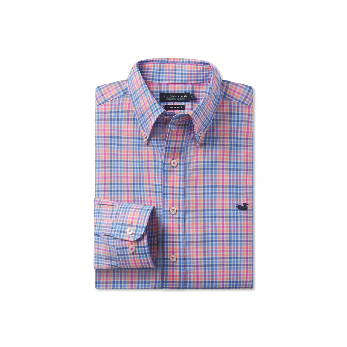 Blue and Navy Blount Dress Shirt