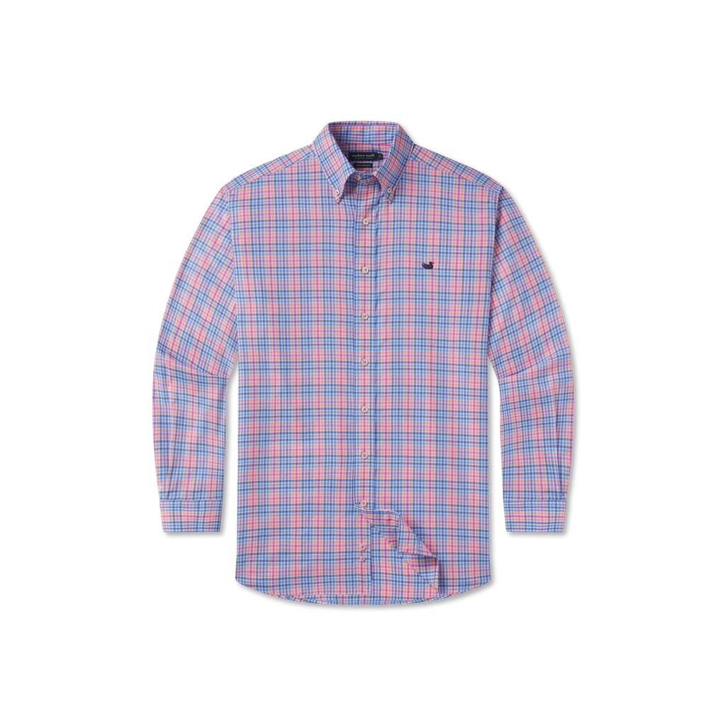 Blue and Navy Blount Dress Shirt