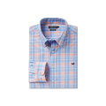 French Blue Plaid Button Down
