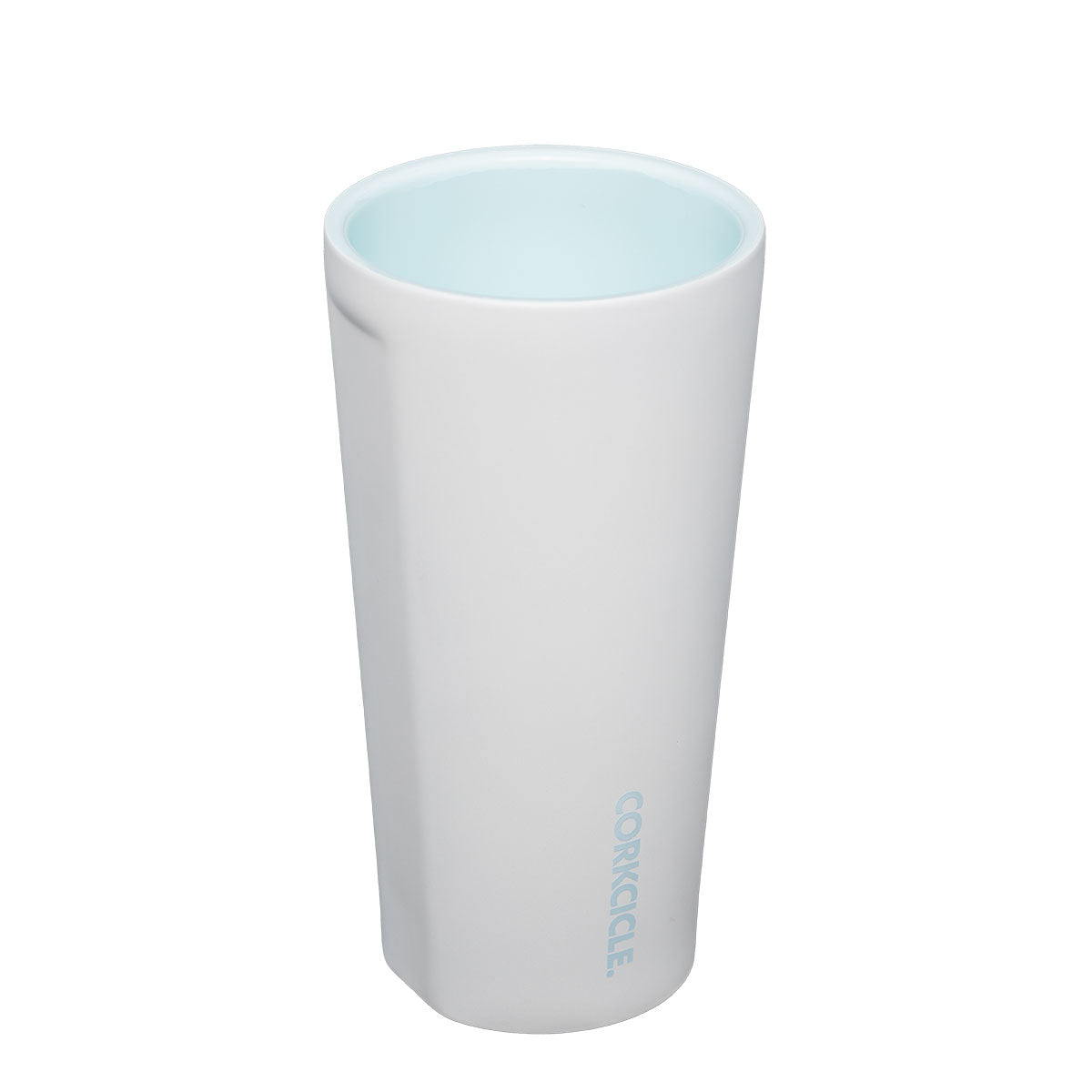 tumbler 16oz - white/powder blue