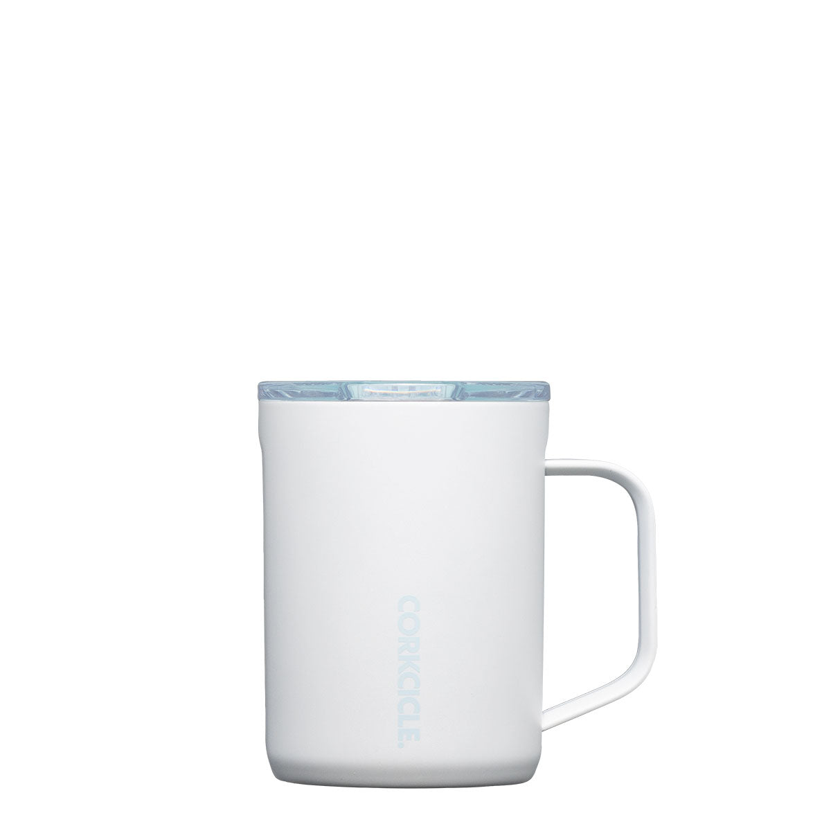 mug 16oz - white/powder blue