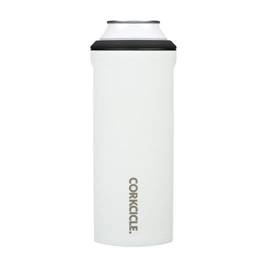 slim can cooler - white