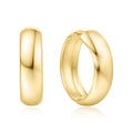 gold chubby hoops