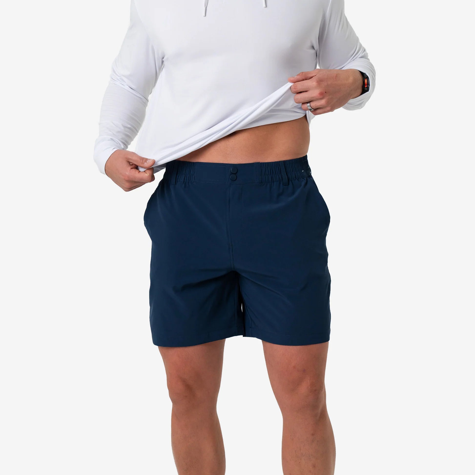 Deep Water Navy Everyday Short
