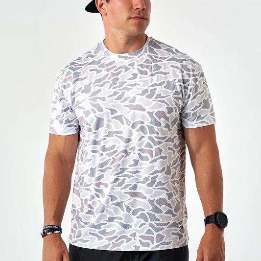 White Camo Go To Tee