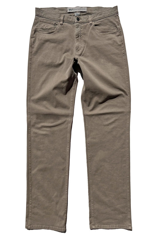 Taupe Twill Pant