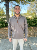 Bronze Terry Quarterzip