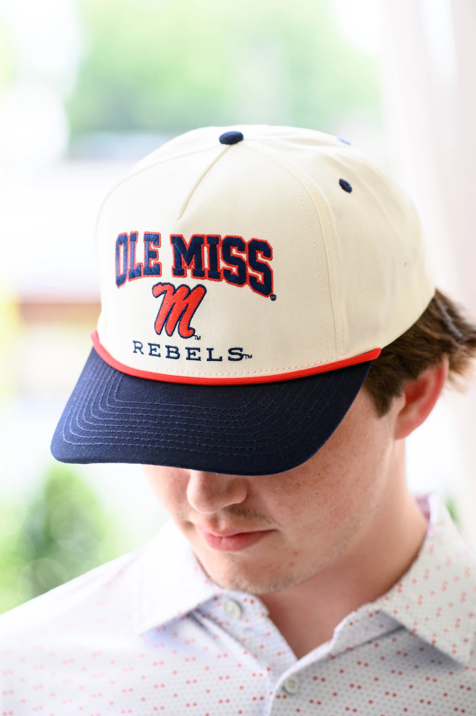 ole miss two-tone hat