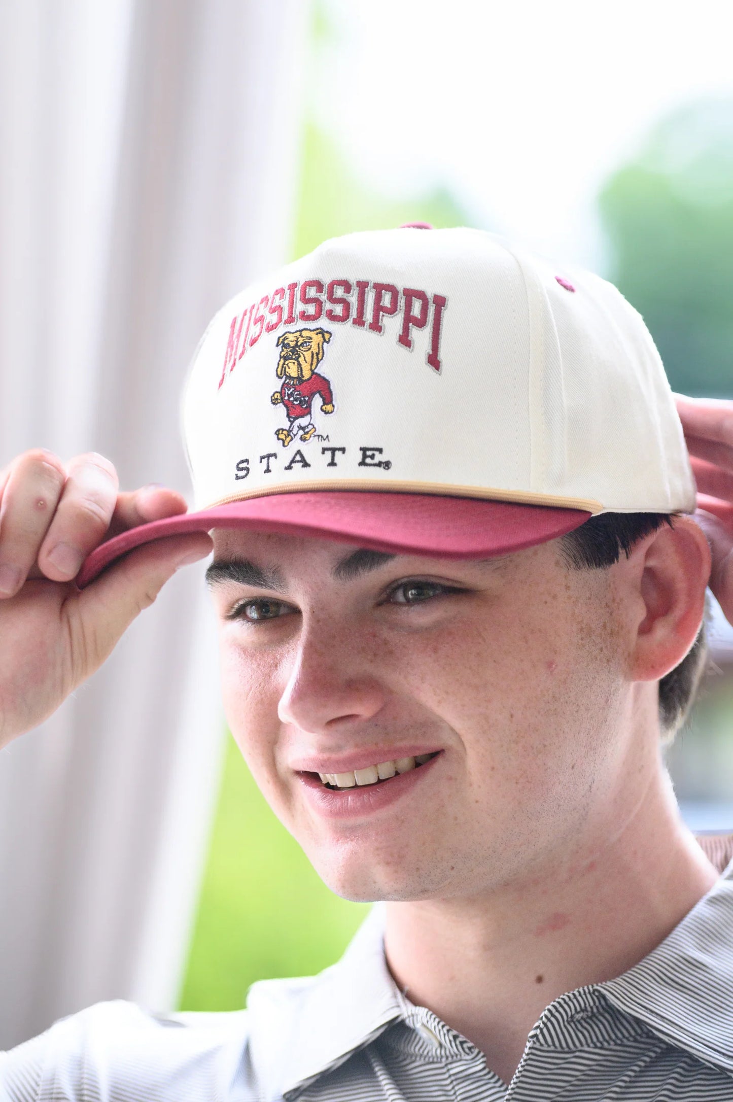 MSU classic two-tone hat