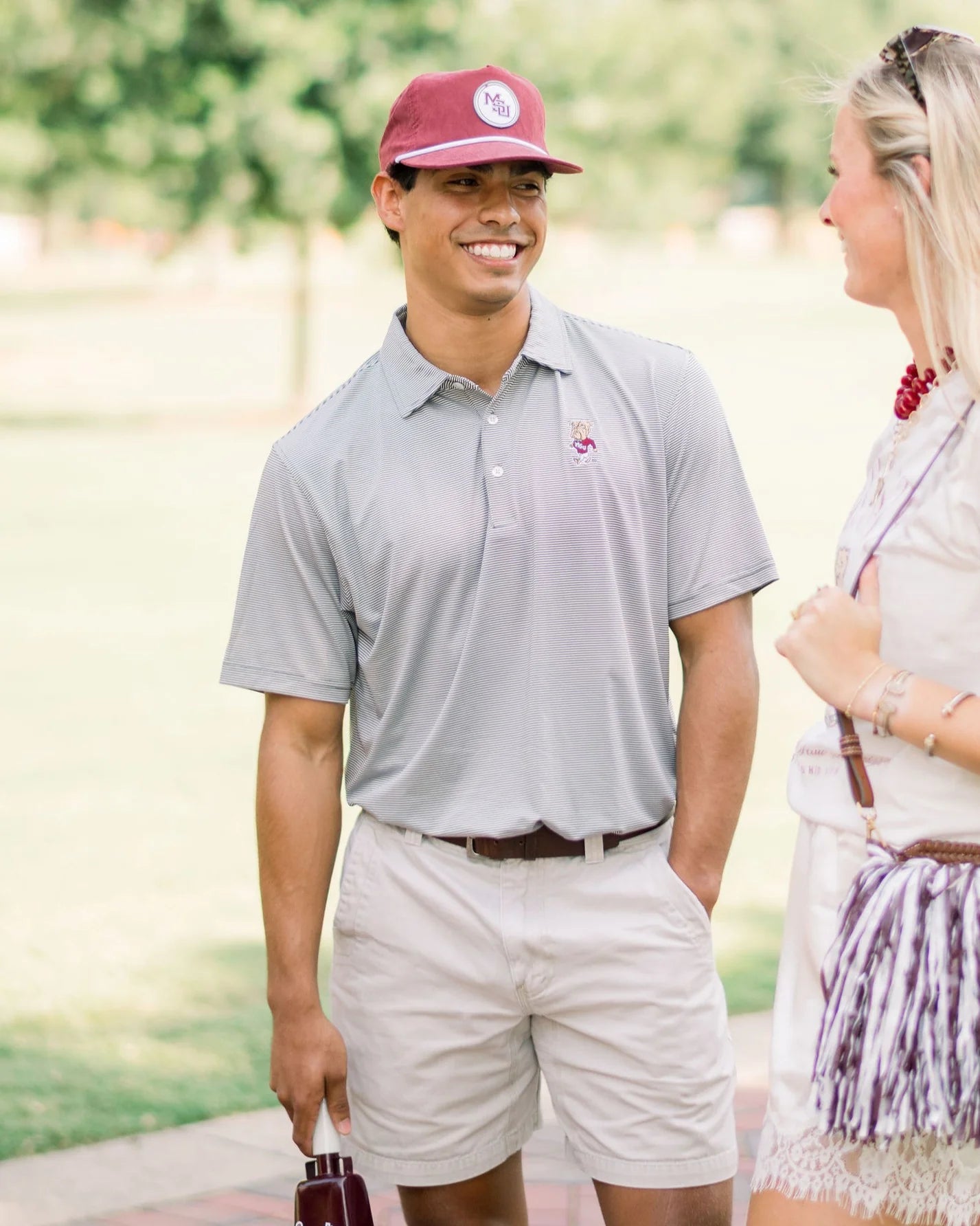 Walking Bully Stripe Polo