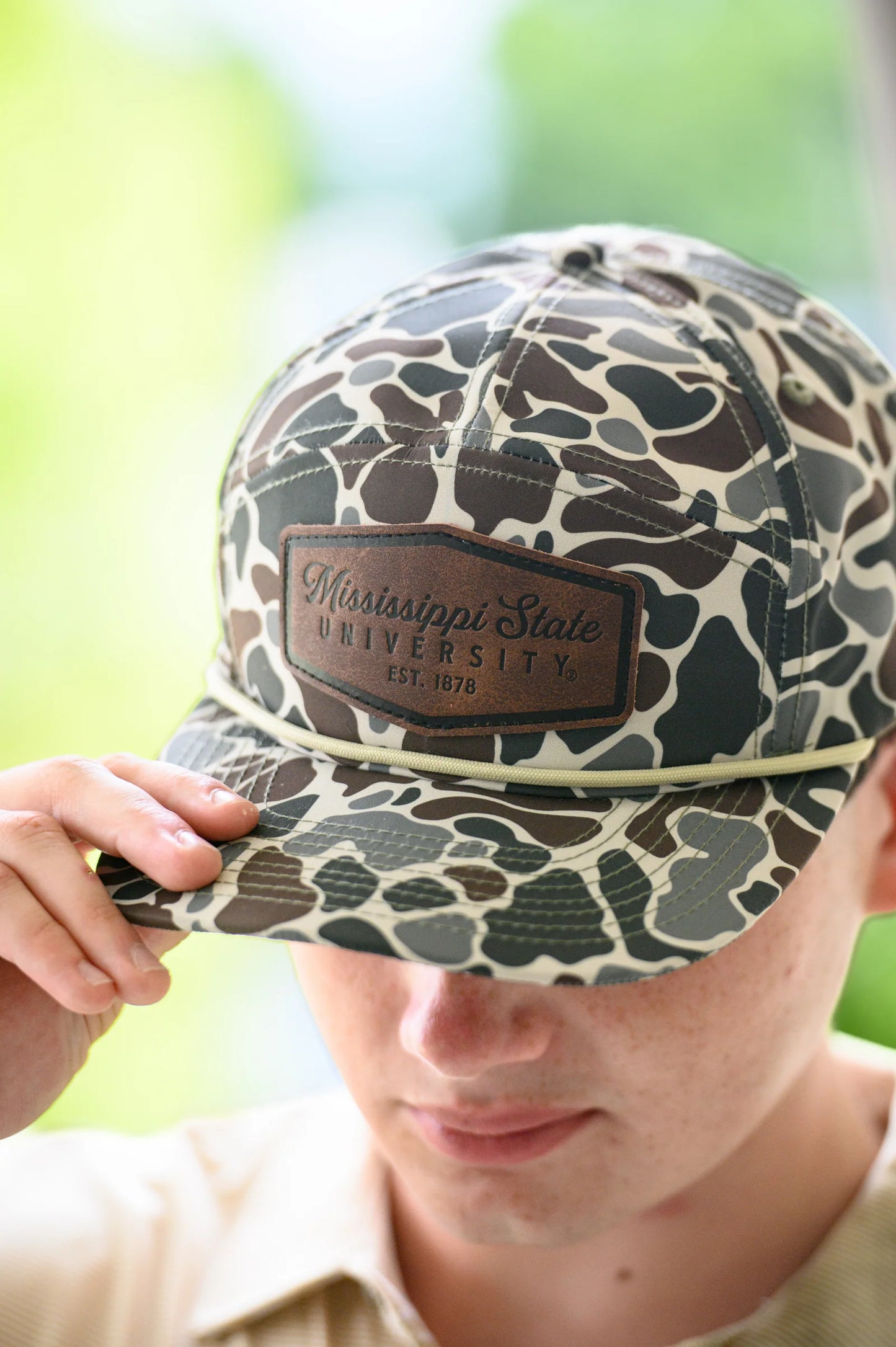 MSU Camo Patch Hat