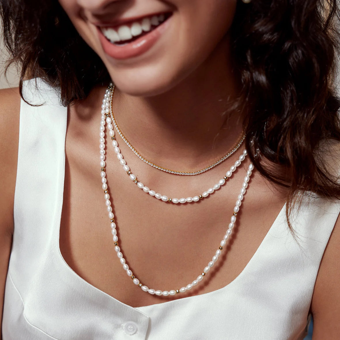 pave tennis necklace