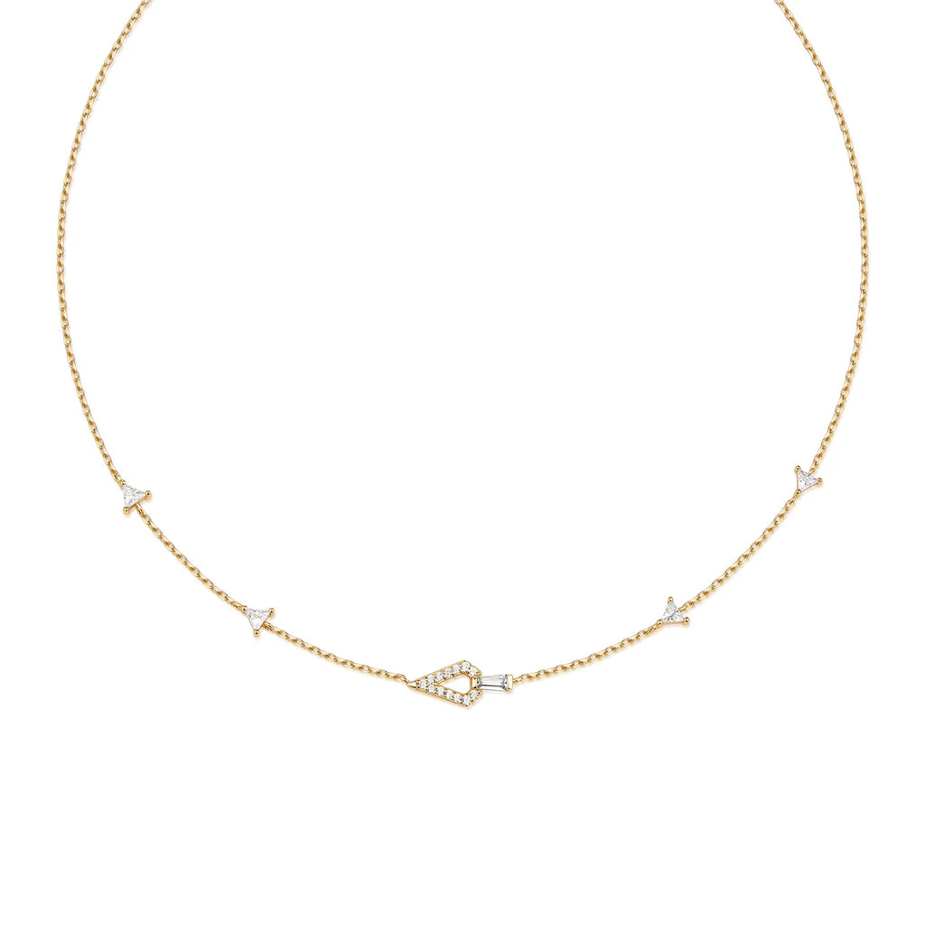 Gold Satellite Necklace