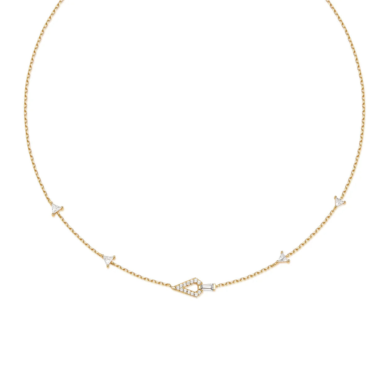 Gold Satellite Necklace