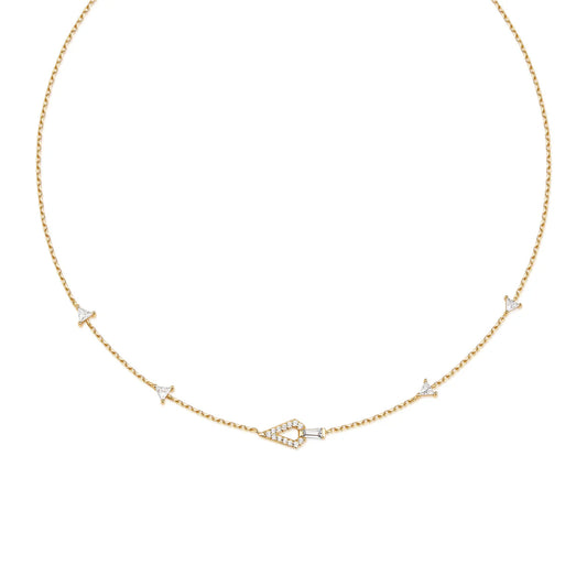 Gold Satellite Necklace