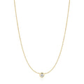 Gold Just Your Solitaire Necklace