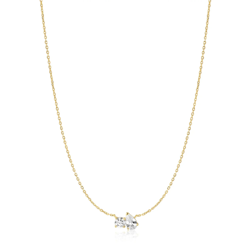 Gold Toi + Moi Necklace