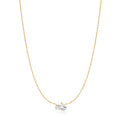 Gold Toi + Moi Necklace