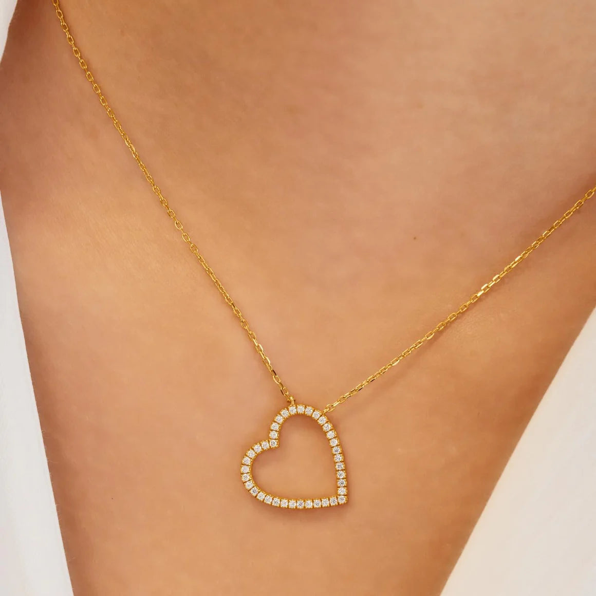 Gold Heart Necklace