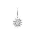 silver daisy charm