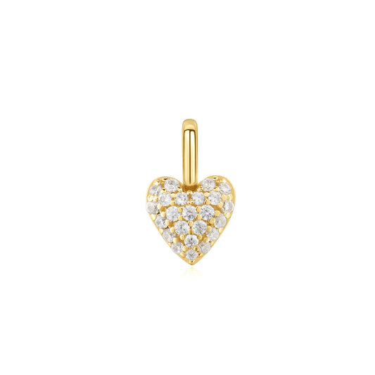 Heart Pave Charm