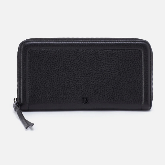 Nila Zip Around Wallet - Black