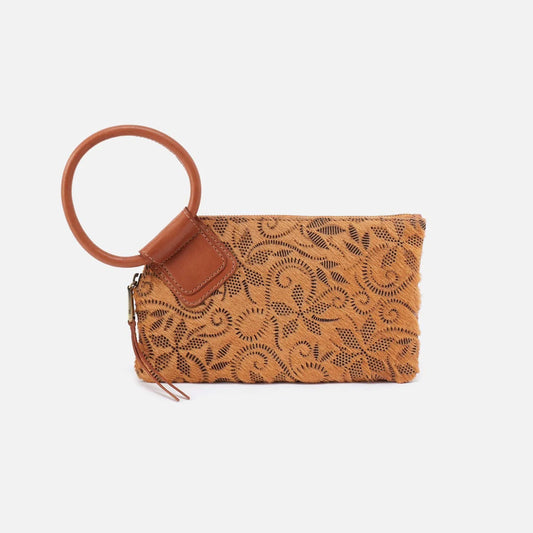 sable wristlet in harvest wheat