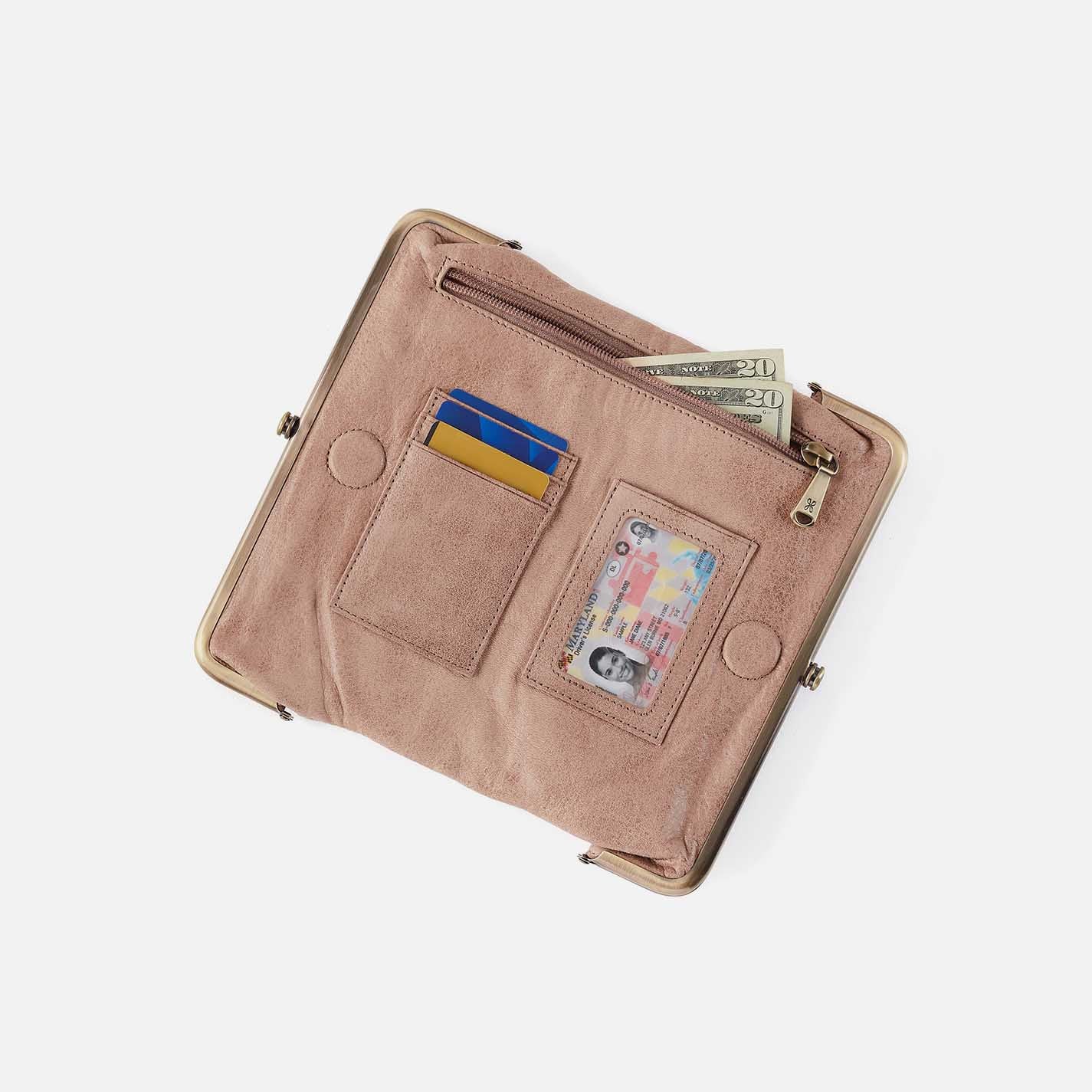 Lauren Clutch Wallet in Hazel