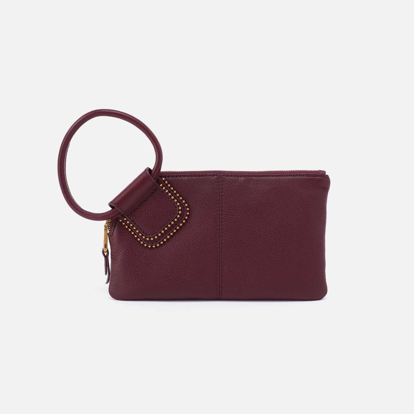 Sable Wristlet in Mulberry Glaze