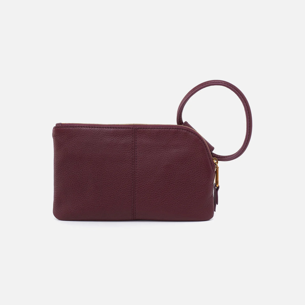 Sable Wristlet in Mulberry Glaze