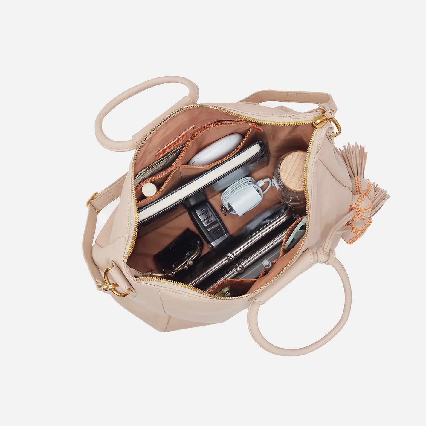 Shelia Large Satchel - Stonewash