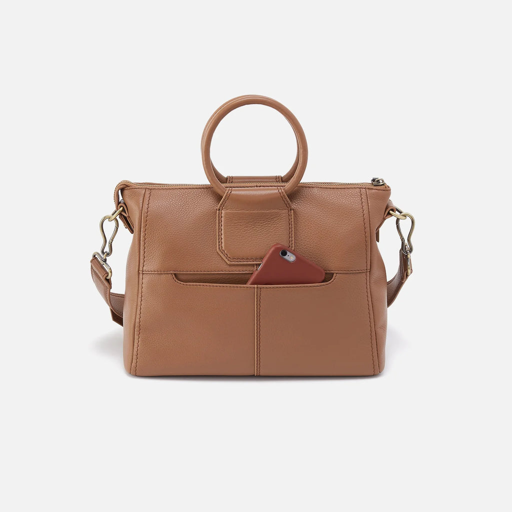 Shelia Medium Satchel - Brown Sugar
