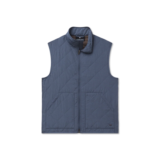 Bryson Quilted Vest - Navy