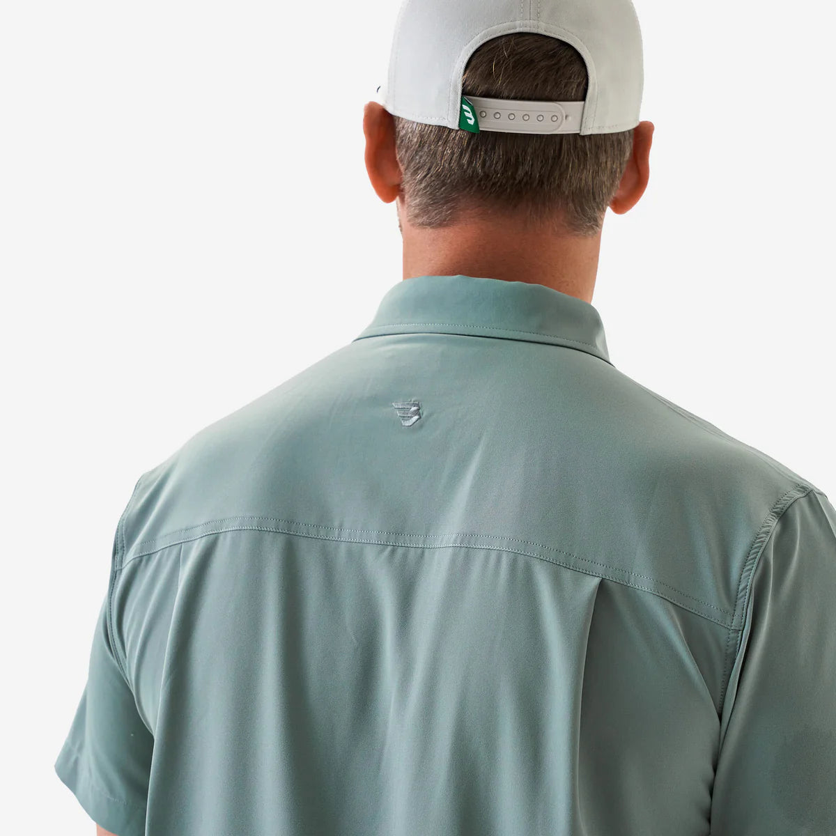 Sage Performance Button Up