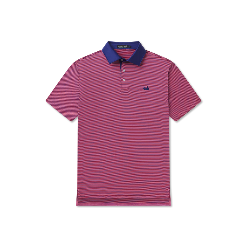 Navy Fizz Stripe Polo