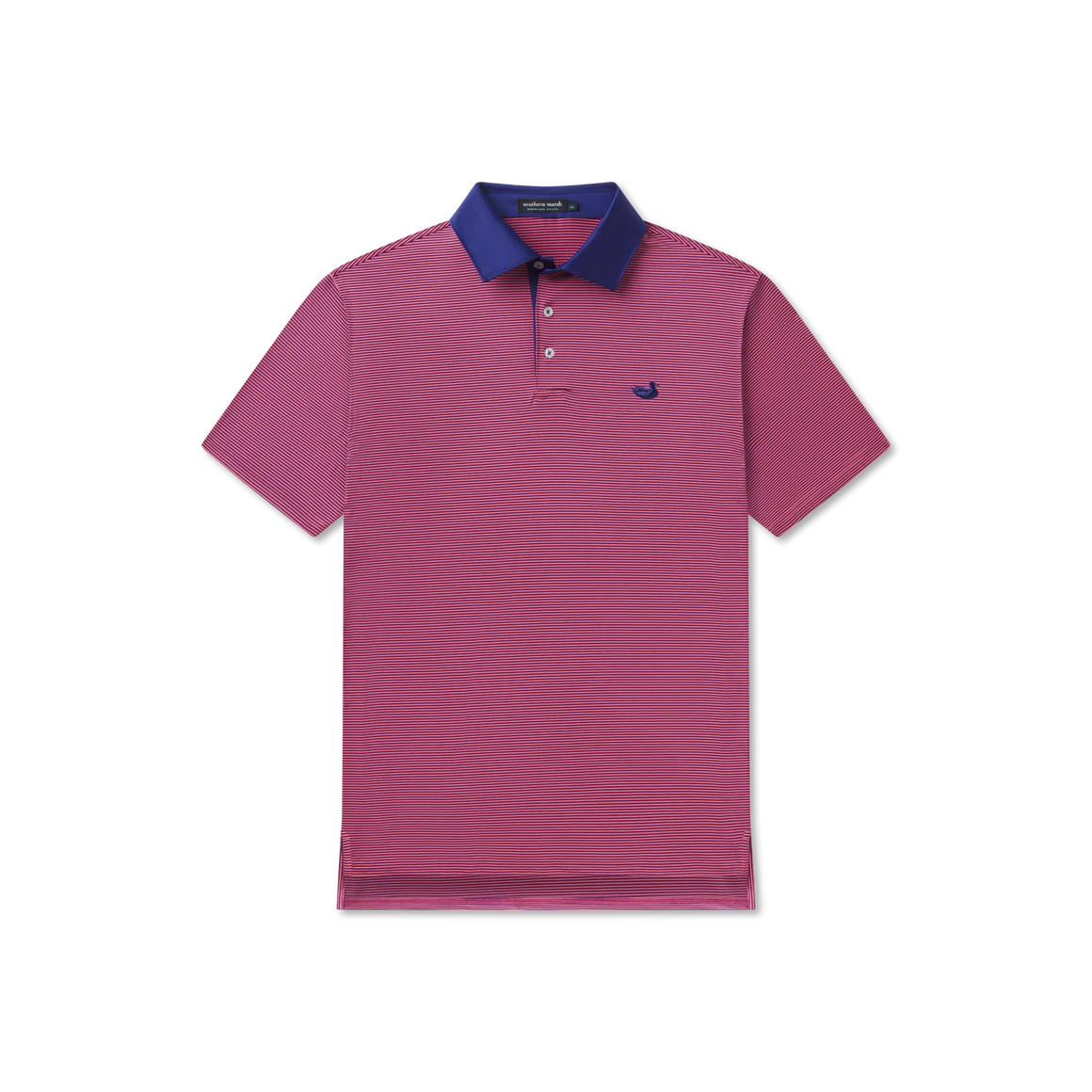 Navy Fizz Stripe Polo