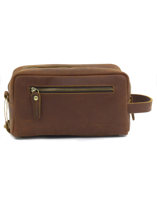 Migratory Leather Dopp Bag